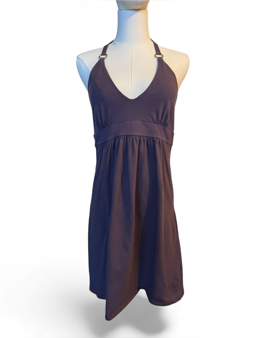 Victoria’s Secret Purple V-Neck Purple Halter Dress Size Medium